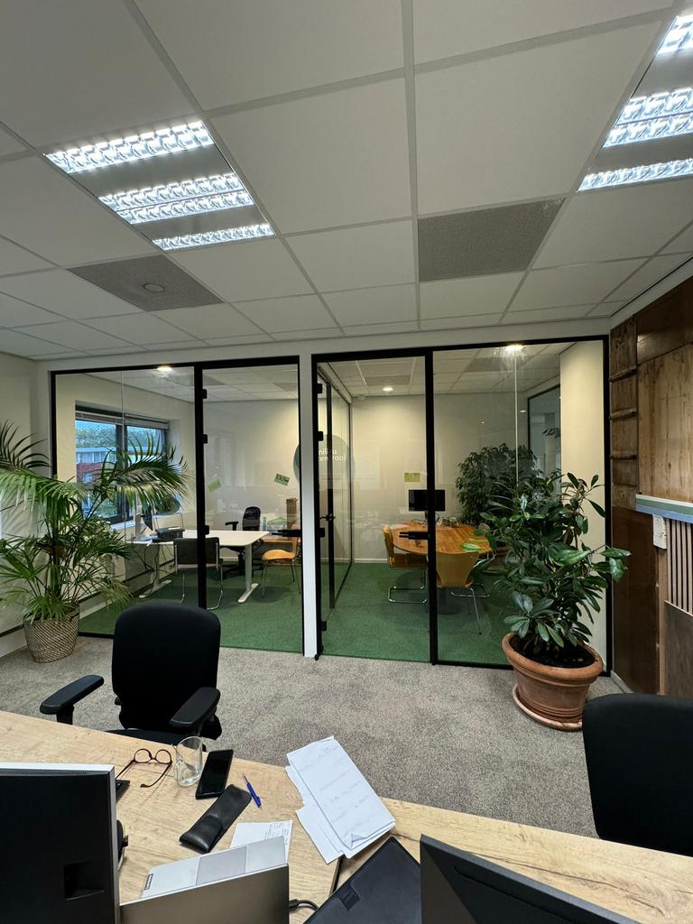 Glaswanden/sysyeemwanden/scheidingswanden., Ophalen of Verzenden, Zo goed als nieuw, 160 cm of meer