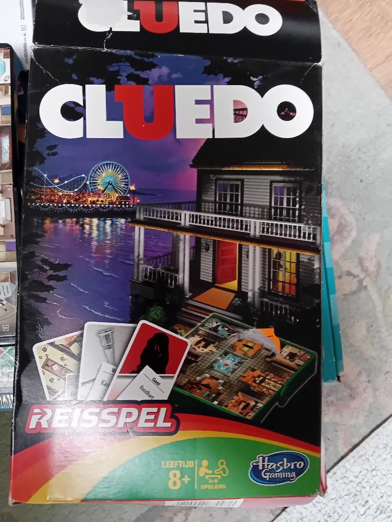 CLUEDO REISSPEL HASBRO GAMING €3, Hobby en Vrije tijd, Gezelschapsspellen | Bordspellen, Gebruikt, Ophalen of Verzenden, Hasbro Gaming