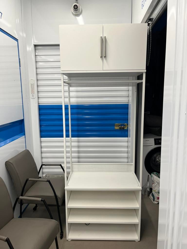 IKEA Platsa kast met roede en bovenkast, Ophalen, Overige materialen, 200 cm of meer, 50 tot 100 cm