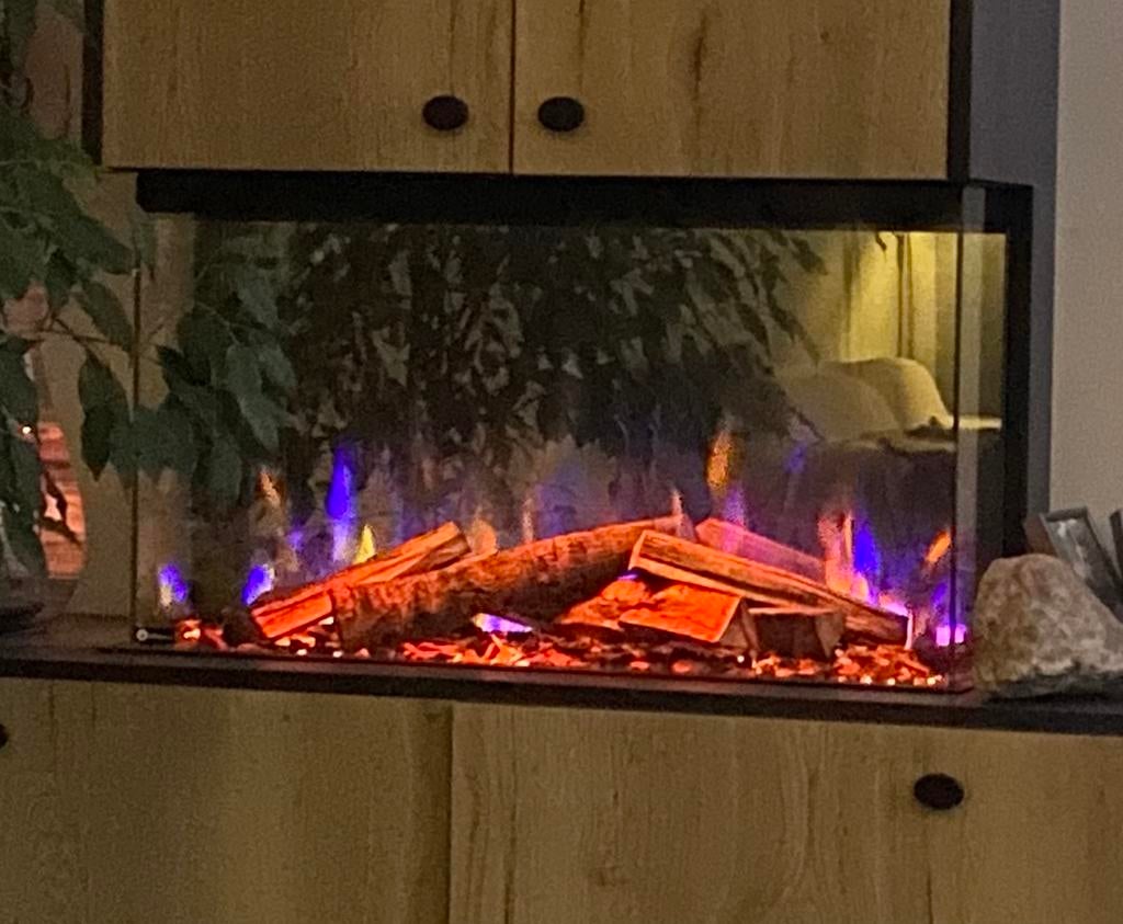 Electrische inbouw sierhaard, Huis en Inrichting, Haarden, Ophalen, Zo goed als nieuw, Inbouwhaard, Elektrische haard