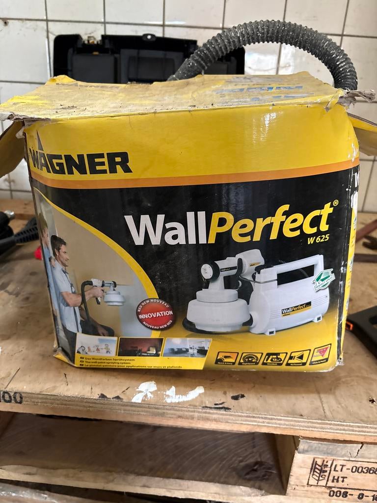 Wagner WallPerfect W625 Verfspuit - Gebruikt, Ophalen of Verzenden, Gebruikt, Verfspuit of Verfpomp