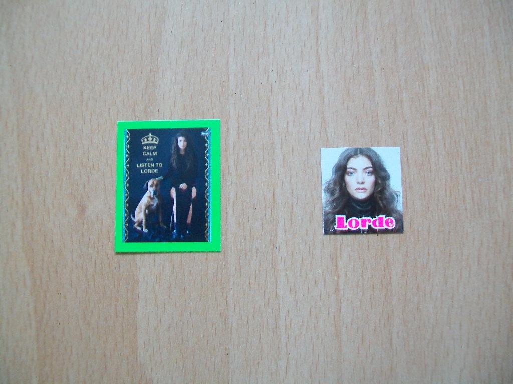 Sticker van Lorde - 2 stickers, Ophalen of Verzenden, Nieuw, Overige typen