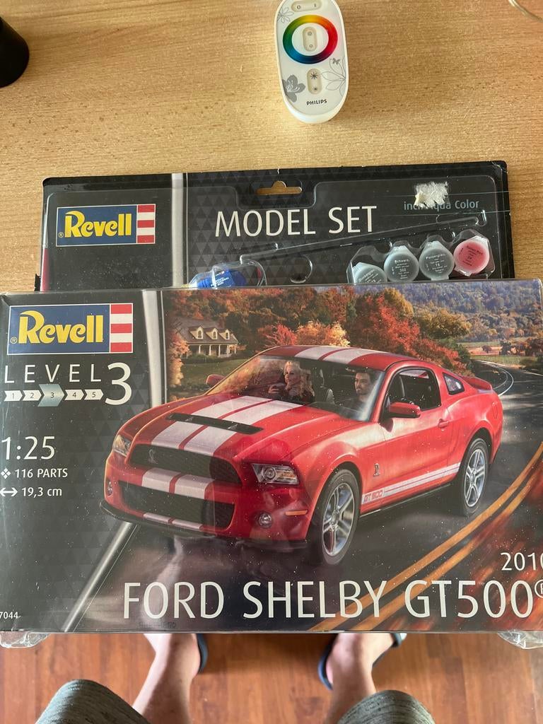 Revell Ford Shelby GT500 modelbouw set, Hobby en Vrije tijd, Modelbouw | Auto's en Voertuigen, Ophalen, Auto, Revell, Groter dan 1:32