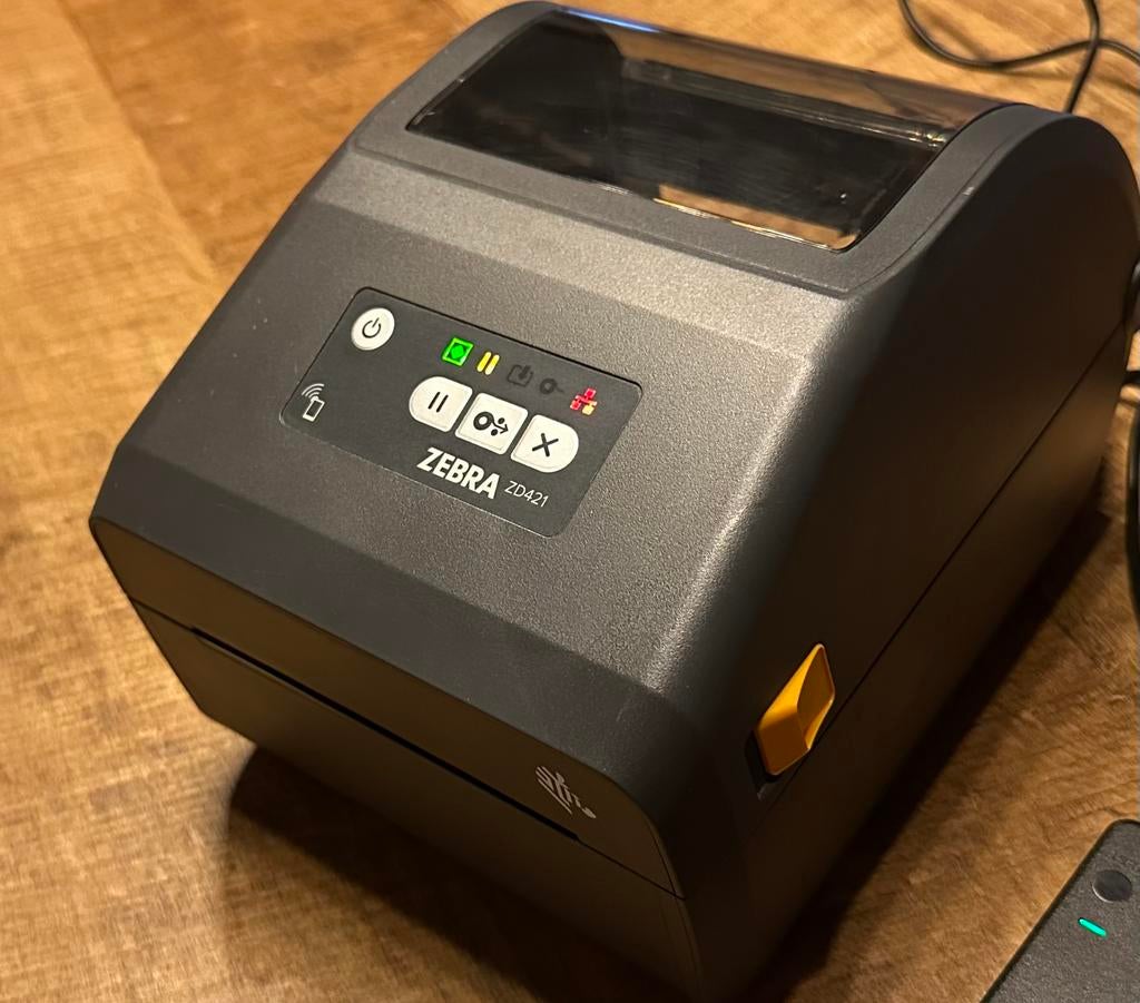 Zebra ZD421d direct thermal labelprinter, Verzenden, Zo goed als nieuw, Etiket