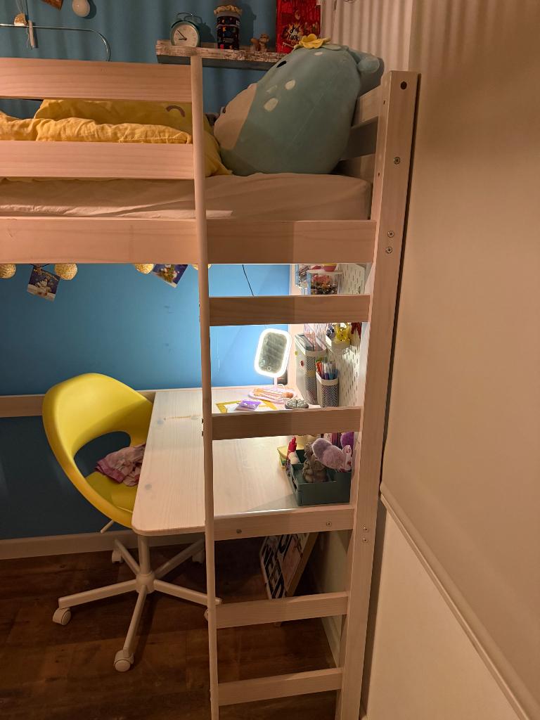 Hoogslaper, Huis en Inrichting, Ophalen, Hoogslaper, Eenpersoons, 210 cm