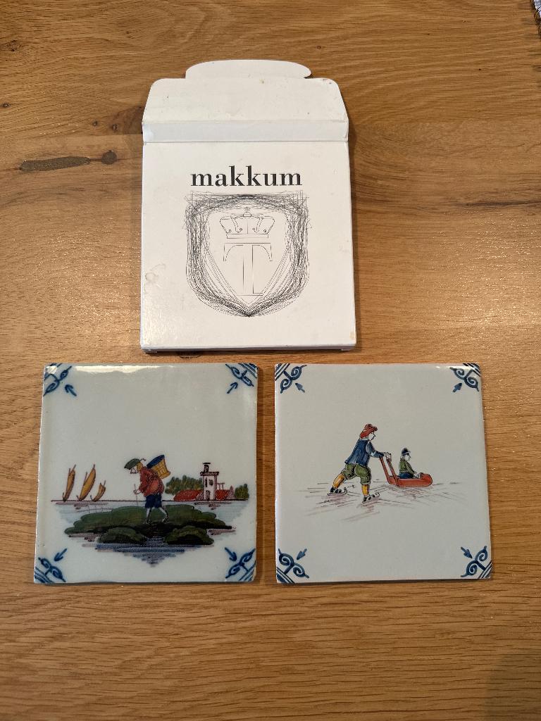 Makkum tegeltjes, Verzenden