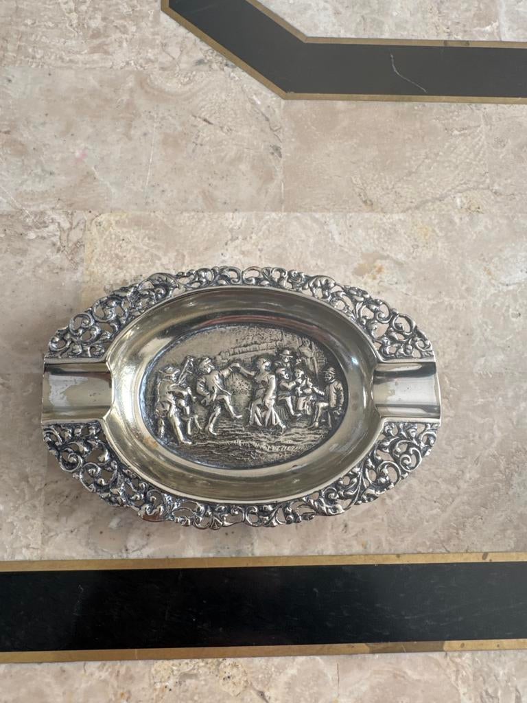 Zilver Asbak, Ophalen of Verzenden, Zilver