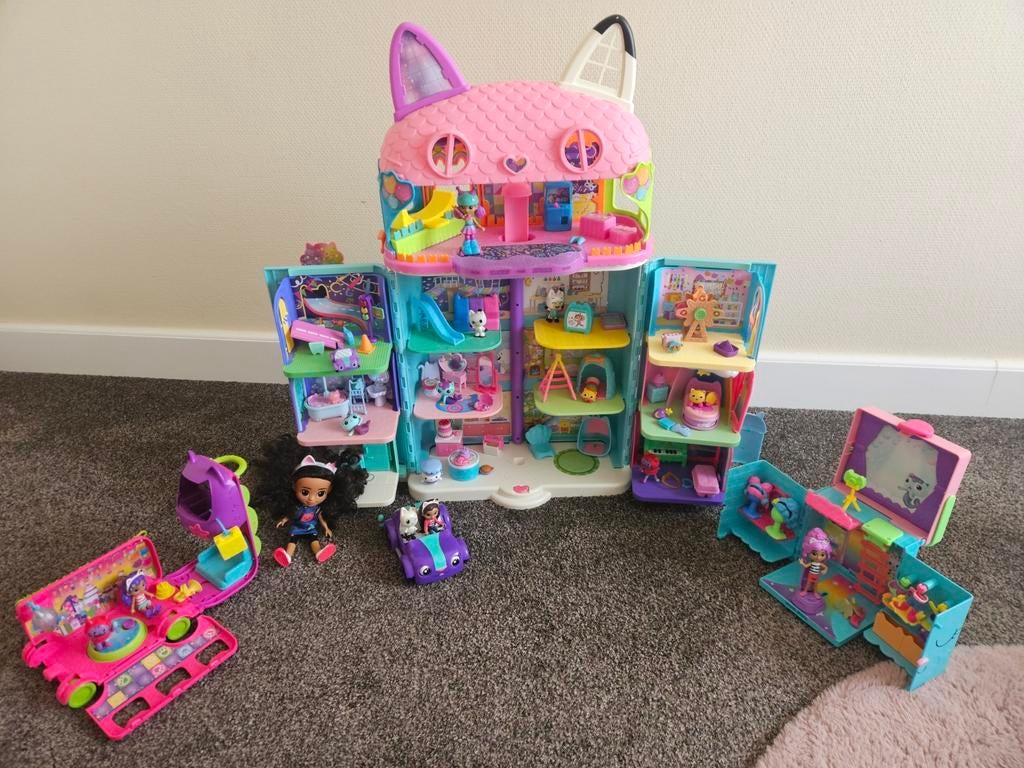 Gabby's Poppenhuis + uitbreiding, Ophalen