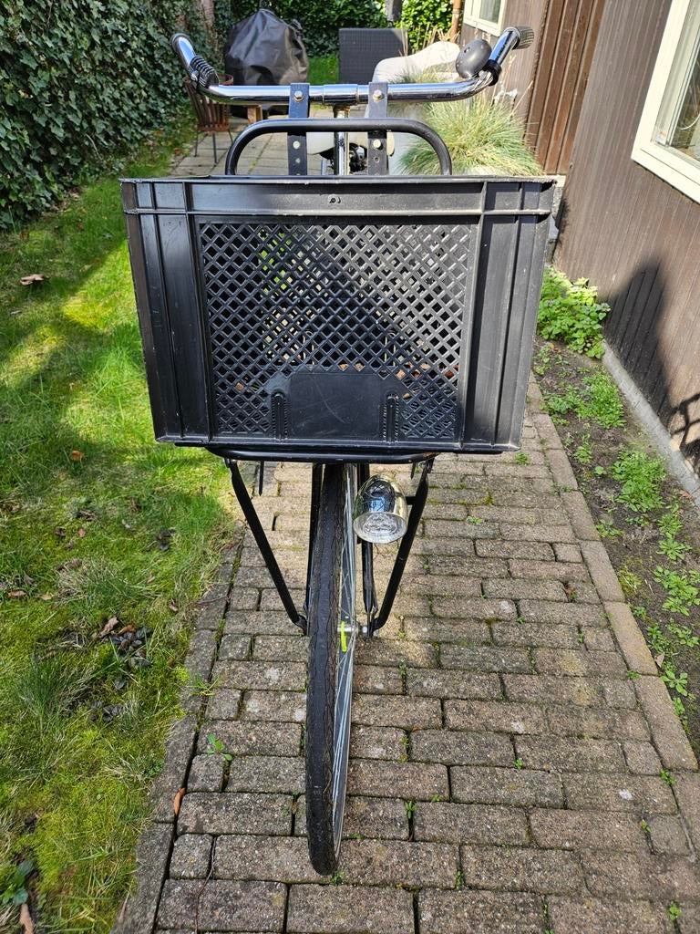 Damesfiets met kratje, Ophalen of Verzenden, Gebruikt, Overige merken