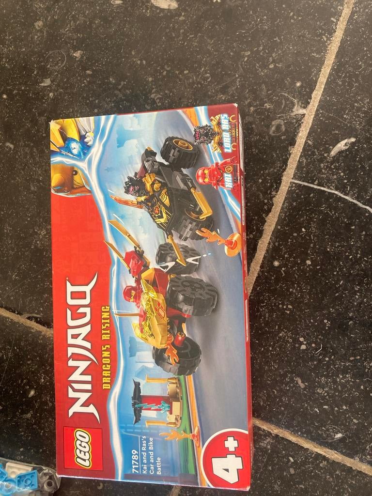 Lego Ninjago 71789 Kai en Ras auto- en motorfietsgevecht, Kinderen en Baby's, Speelgoed | Duplo en Lego, Nieuw, Lego, Complete set