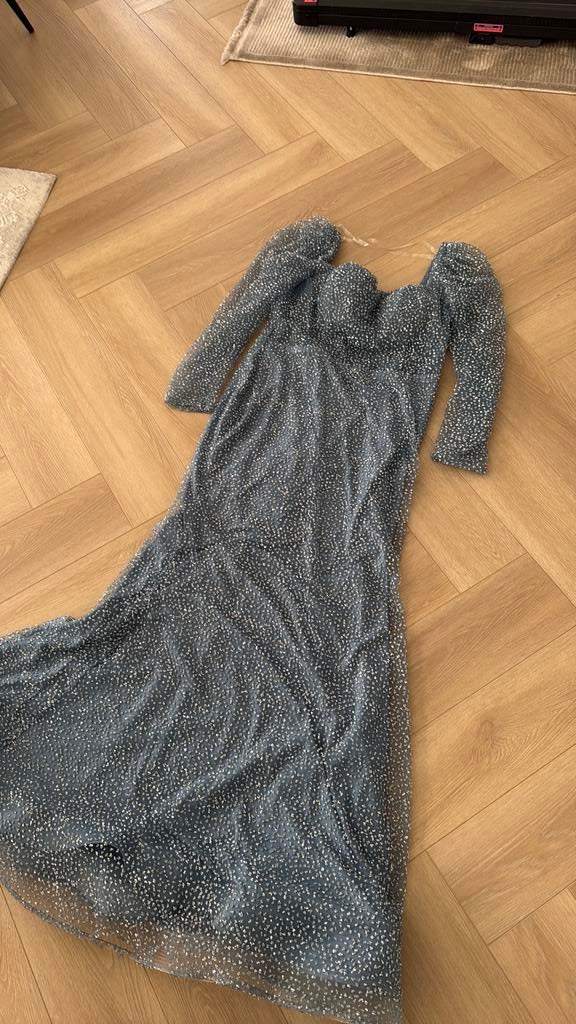 Bruilof dress, Kleding | Dames, Jurken, Ophalen of Verzenden, Zo goed als nieuw, Maat 42/44 (L), Boven de knie