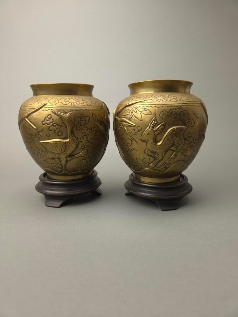 Chinese bronzen vazen met merkteken, Verzenden