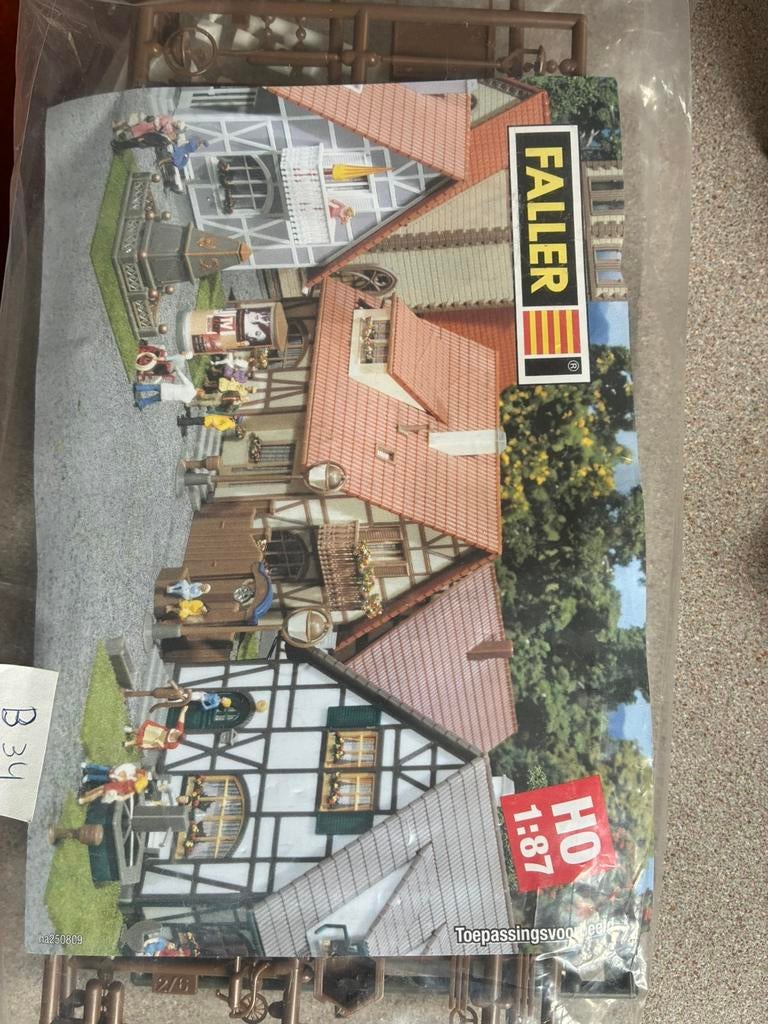 B34 faller ongebouwd, Hobby en Vrije tijd, Overige merken, Gelijkstroom of Wisselstroom, Brug, Tunnel of Gebouw, Ophalen of Verzenden