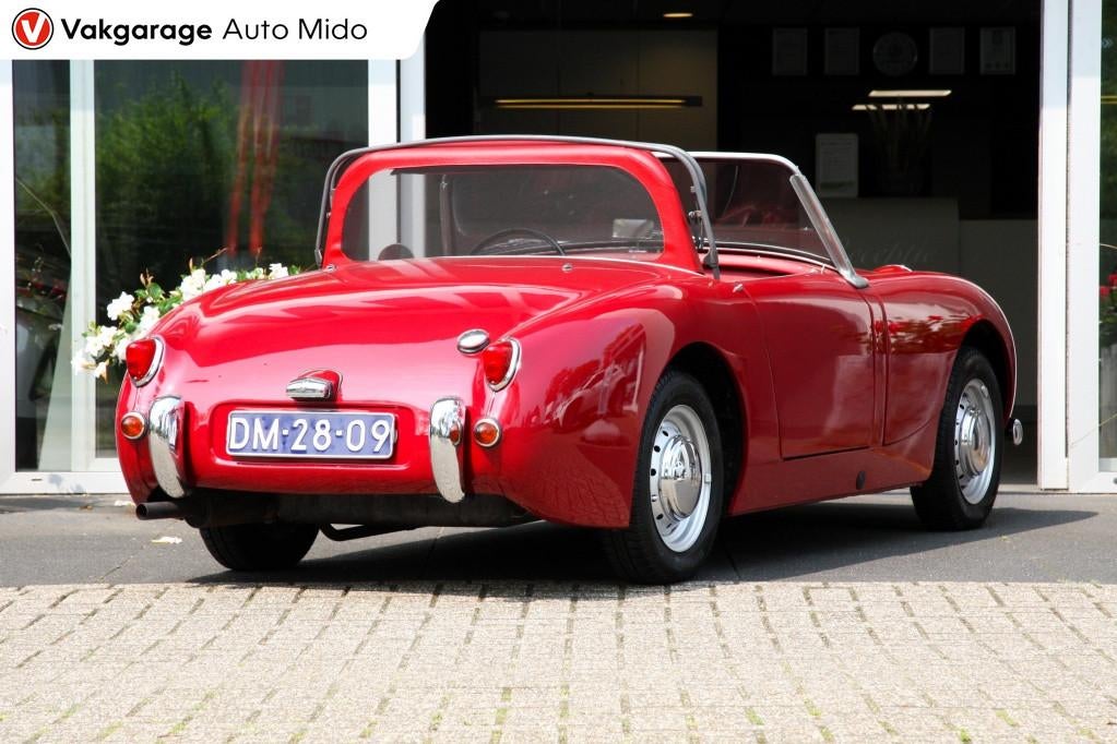 Austin HEALY SPRITE Sprite MK1 -gerestaureerd- Incl. taxatie, Auto's, Oldtimers, Lederen bekleding, Overige carrosserieën, Handgeschakeld