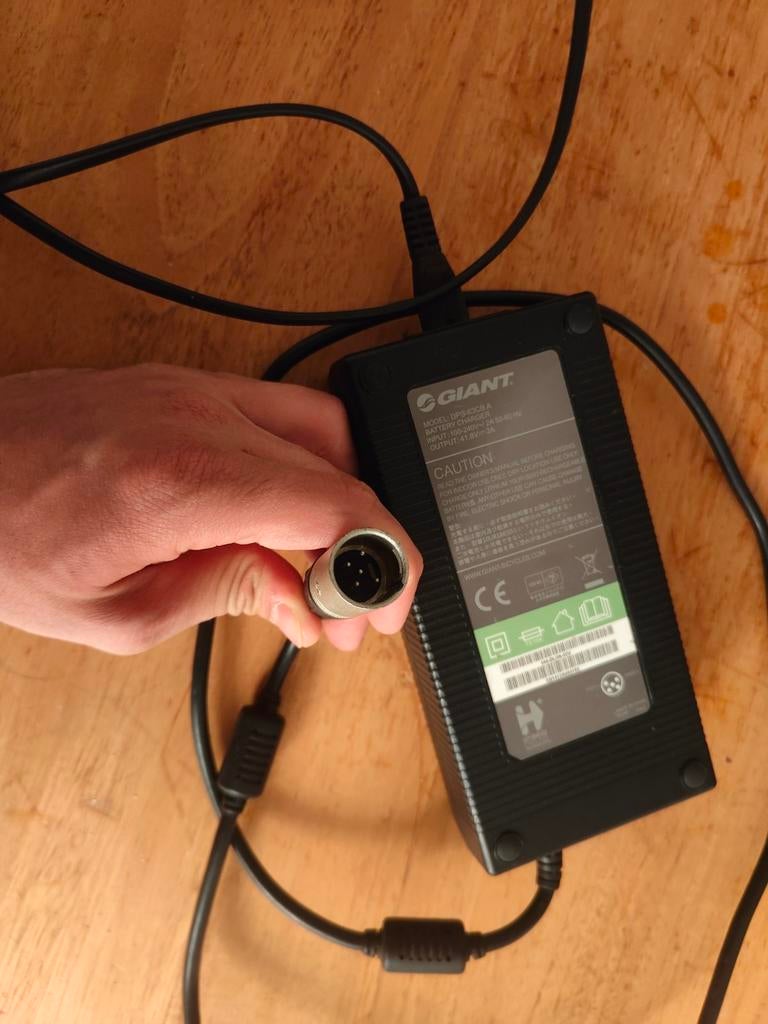 Giant 5-pins oplader DPS-83CB A voor Energypack, Ophalen of Verzenden