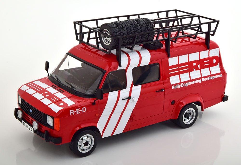 Ford Transit Bus MKII 1985 Rally Engeneering Development Ixo, Hobby en Vrije tijd, Modelauto's | 1:18, Overige merken, Auto, Ixo Models