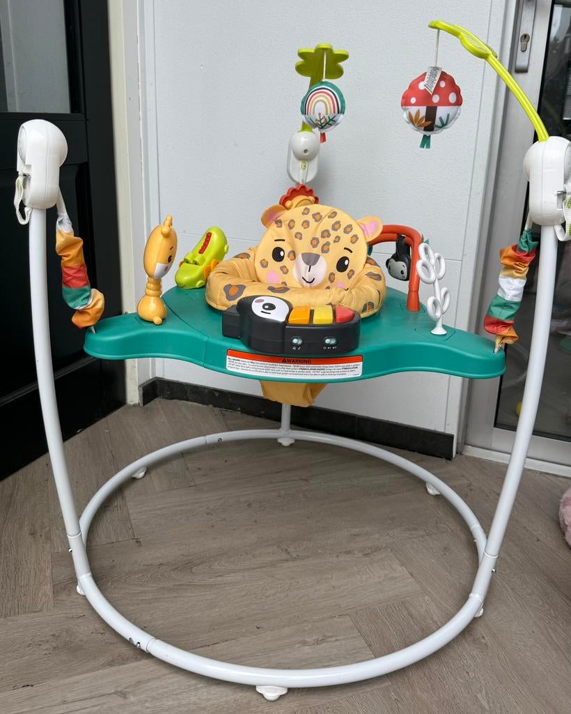 Baby jumper, Kinderen en Baby's, Speelgoed | Babyspeelgoed, Gebruikt, Overige typen, Met licht, Met geluid, Ophalen