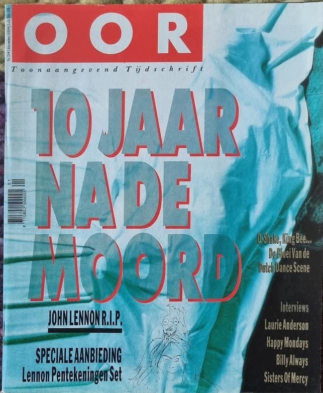 OOR 24-1990 Lennon Happy Mondays Always Dutch Laurie Anderso, Ophalen of Verzenden, Zo goed als nieuw, Muziek, Film of Tv