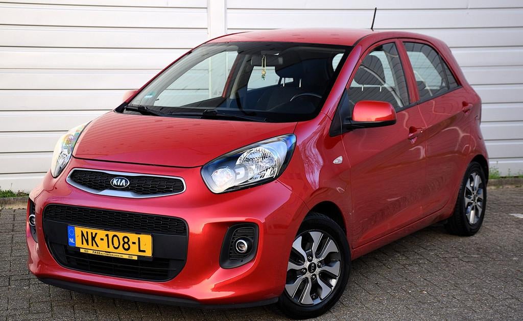 Kia Picanto 1.0 CVVT EconomyPlusLine*2e eigenaar*89Dkm*5drs*, Voorwielaandrijving, Stof, Gebruikt, Euro 6