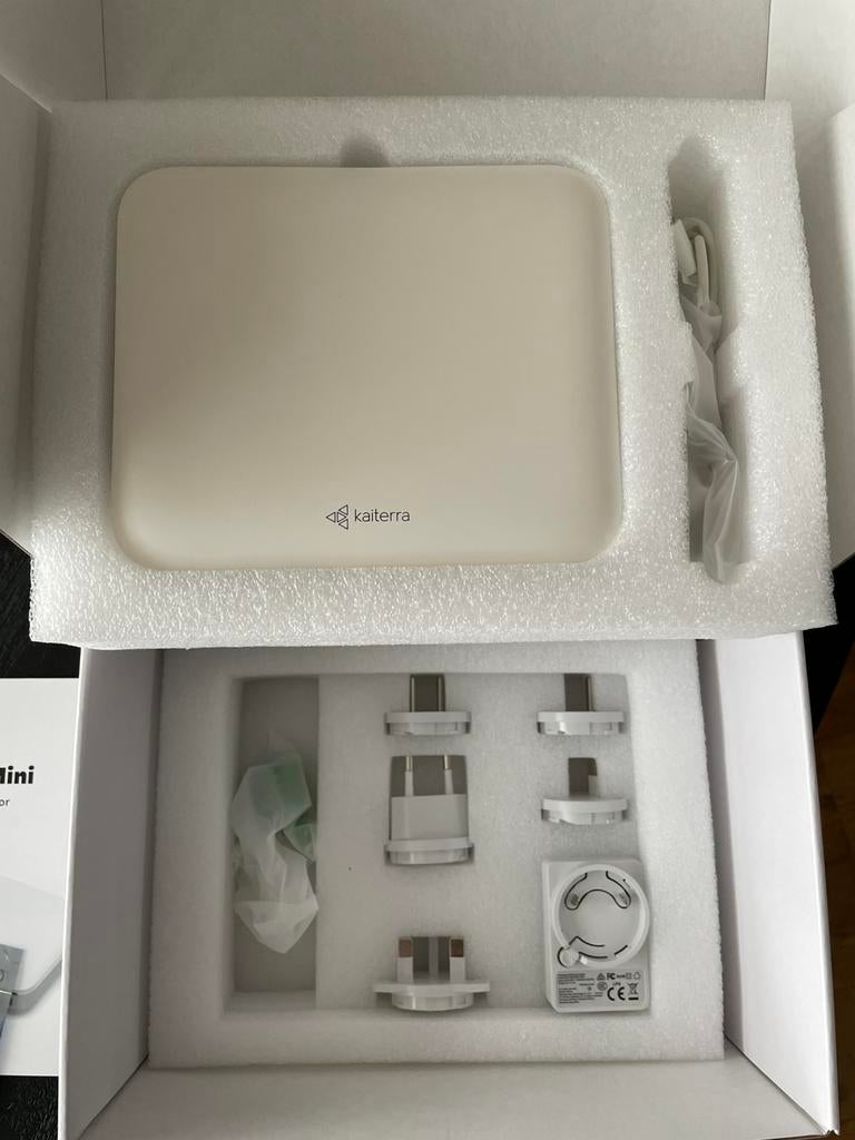 Kaiterra Sensegde mini luchtsensor, Ophalen of Verzenden, Nieuw, Rond, Kunststof