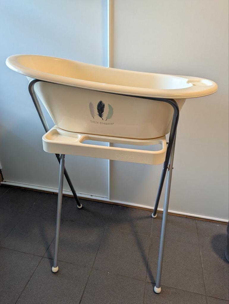 babybadje met standaard, tummy tub en emmer, Ophalen, Badje, Bébé-jou, Standaard