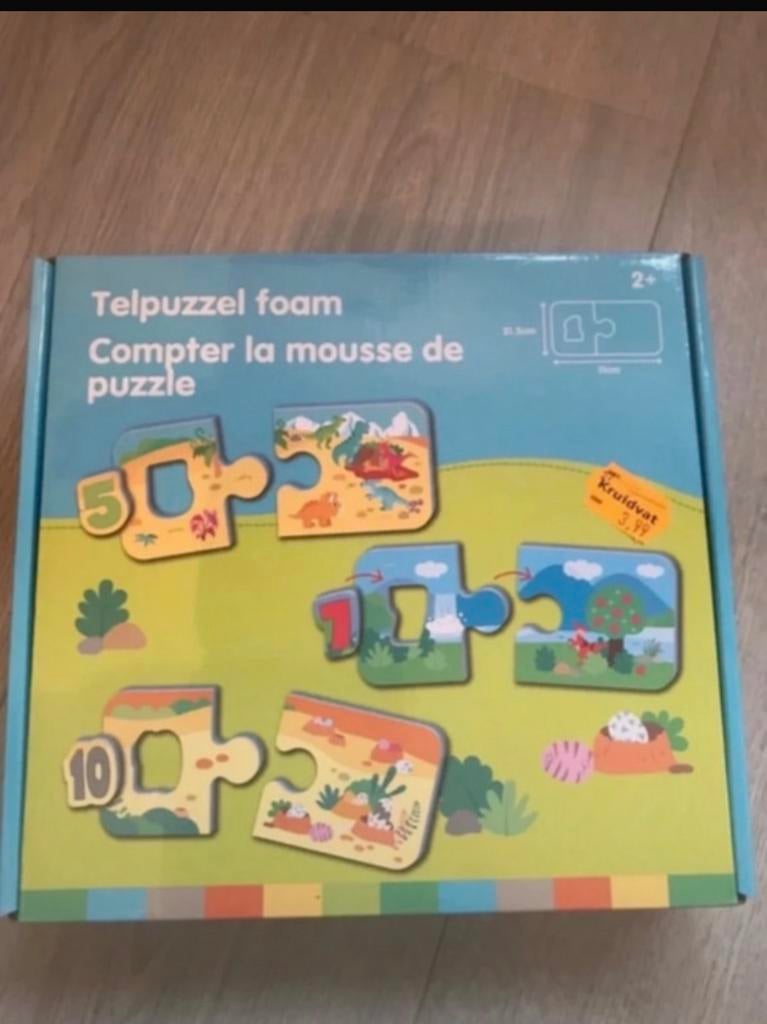 Nieuw foam puzzel cijfers, Ophalen of Verzenden, Zo goed als nieuw
