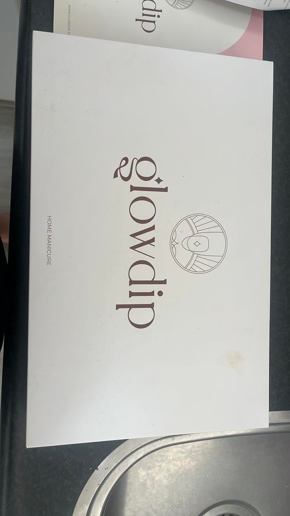 Glowdip set, Sieraden, Tassen en Uiterlijk, Uiterlijk | Cosmetica en Make-up, Ophalen, Gebruikt, Overige kleuren, Handen en Nagels