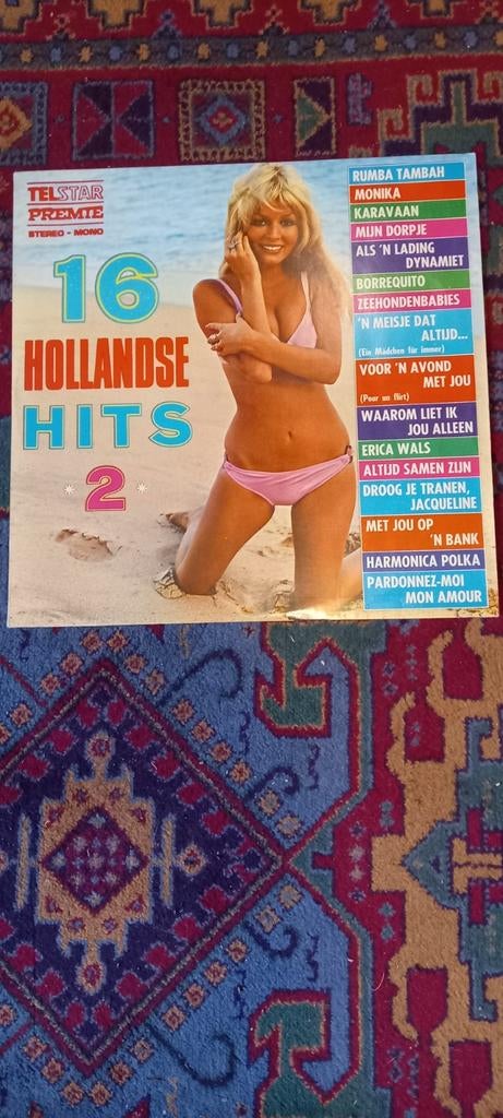 LP van Telstar premie 16 Hollandse hits zie foto's, Ophalen of Verzenden, Gebruikt, 12 inch, Levenslied of Smartlap