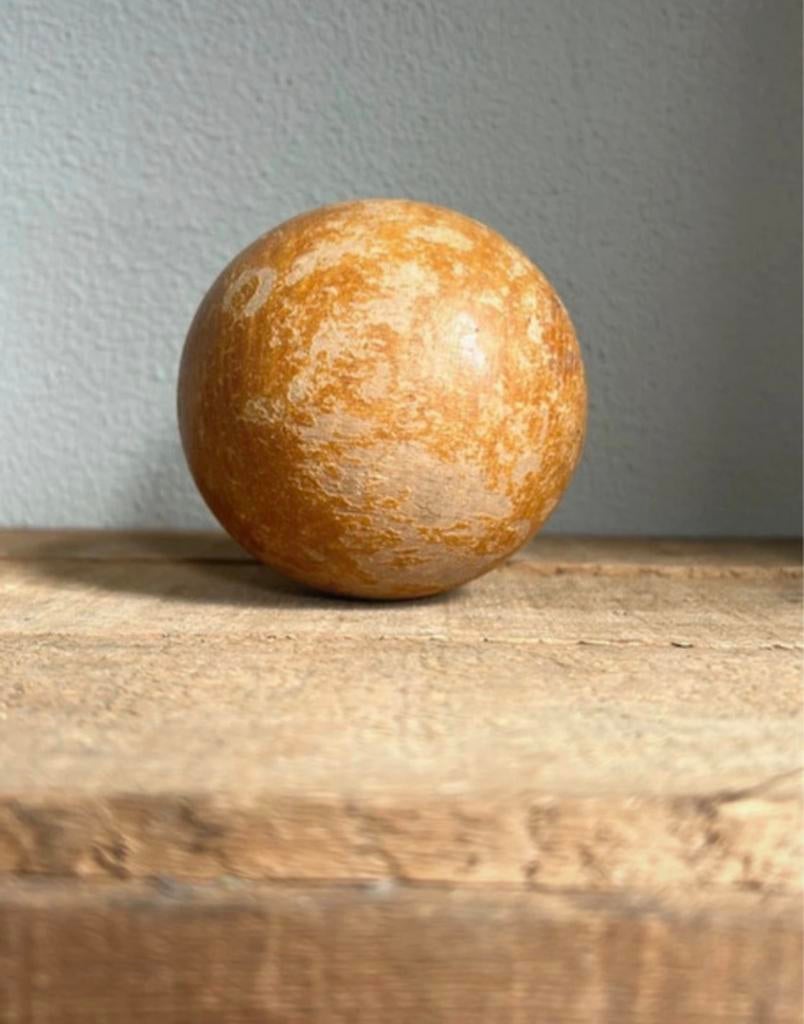 Franse houten jeu de boules bal, Ophalen of Verzenden