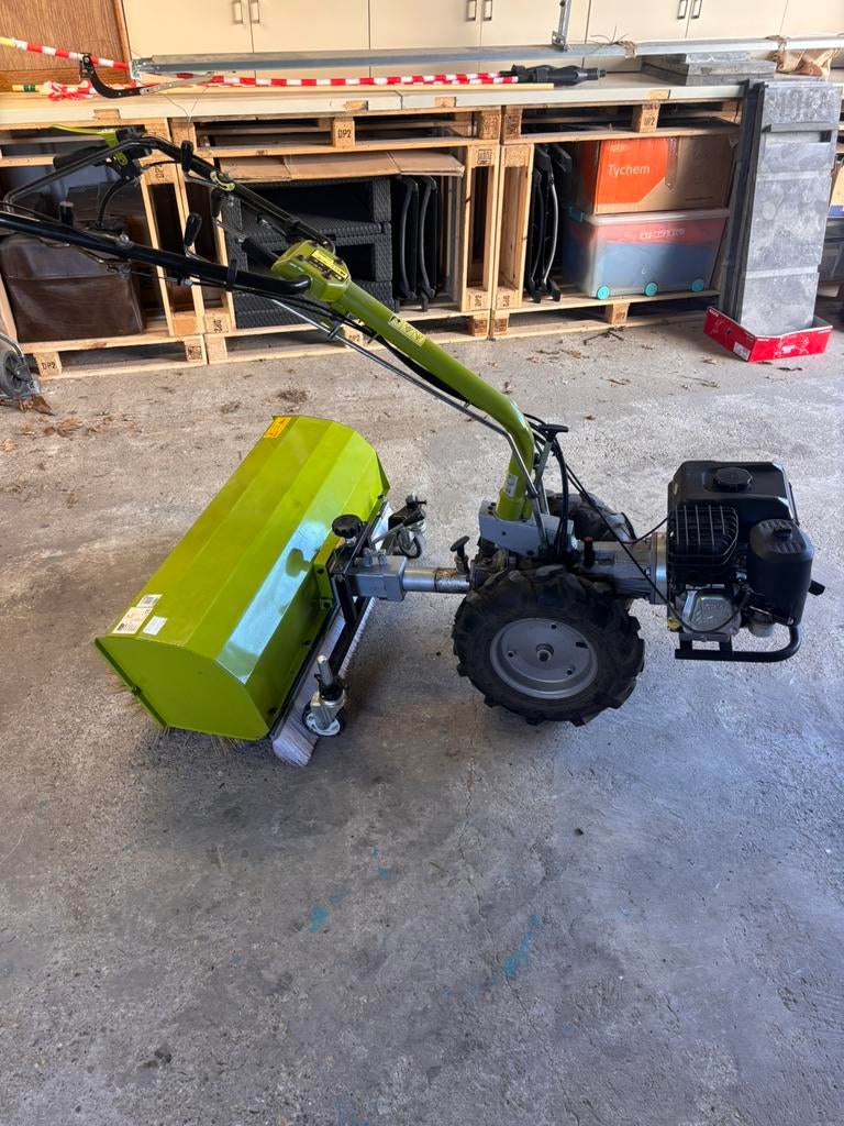 Veegmachine B&S 7,5pk, met tuinfrees, Tuin en Terras, Veegmachines, Ophalen, Zo goed als nieuw