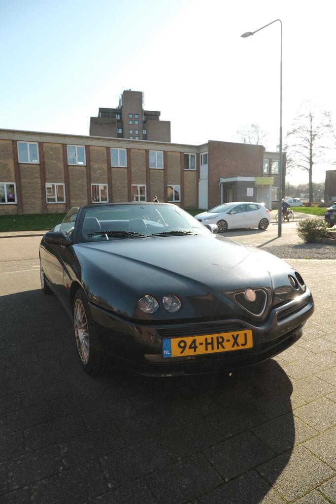 Alfa Romeo Spider 3.0-12V V6 | Airco | Leder | Centrale deur, Voorwielaandrijving, Zwart, 192 pk, Cabriolet