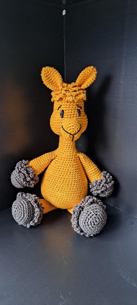 Handgemaakte gehaakte alpaca knuffel, Oranje, Overige merken, Overige typen, Ophalen of Verzenden