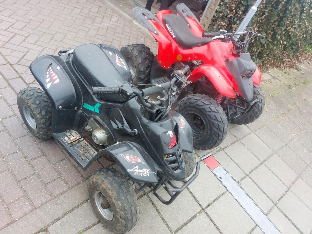 2x opknapper quads 110cc & 70cc + aanhanger, Ophalen of Verzenden, Gebruikt, Overige typen
