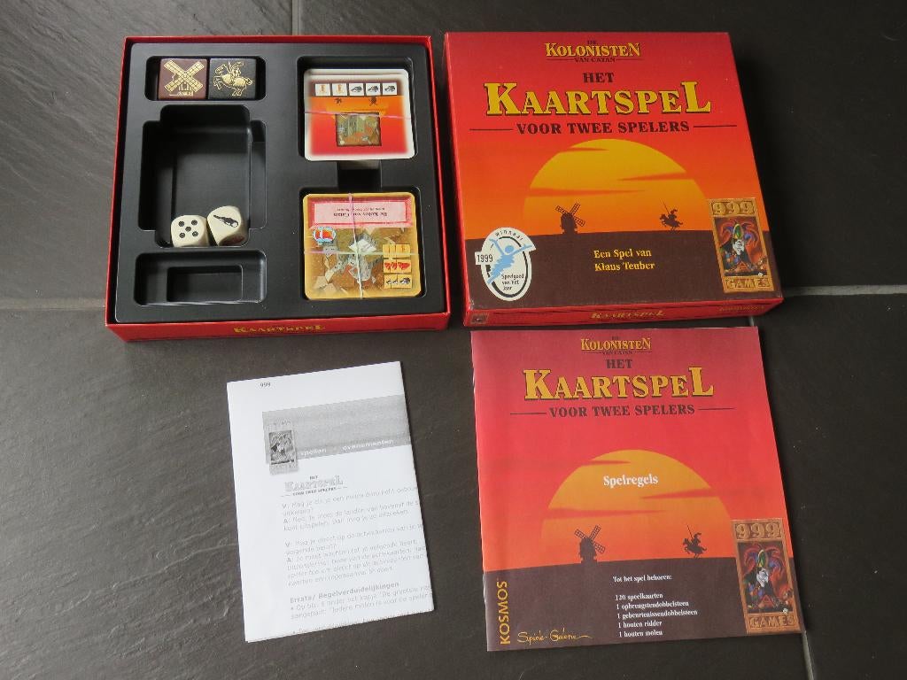 Kolonisten van Catan, het kaartspel voor 2 spelers vanaf 10j, Hobby en Vrije tijd, Gezelschapsspellen | Kaartspellen, Zo goed als nieuw