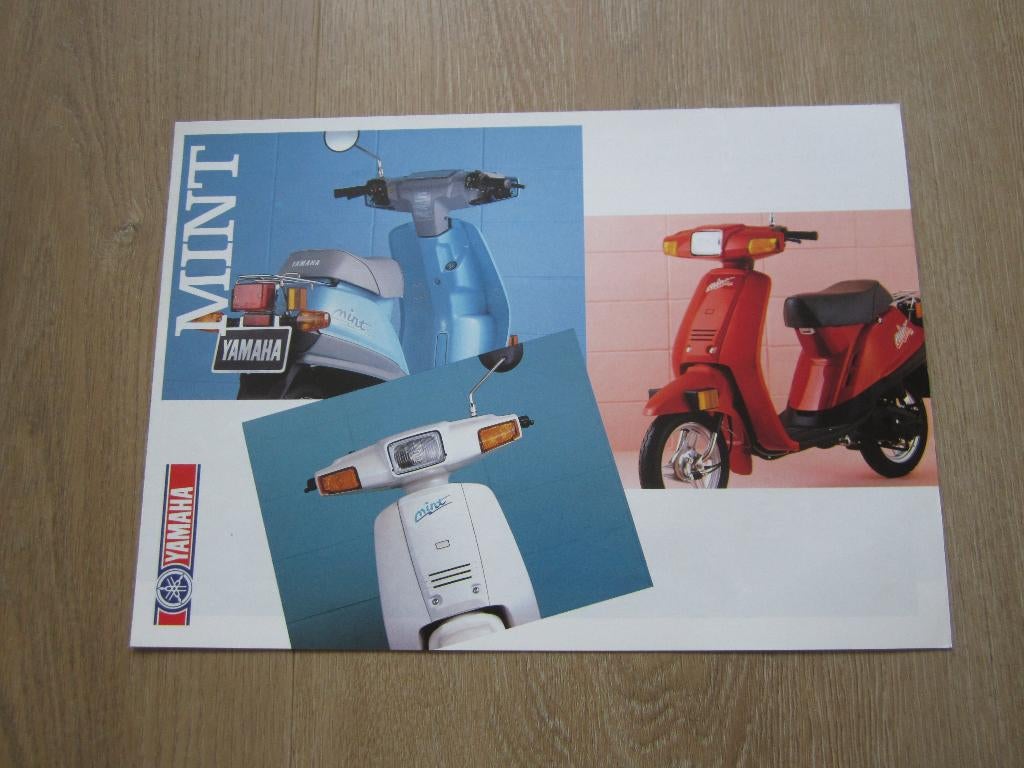 Yamaha Mint brochure folder 1987 (2), Ophalen of Verzenden, Zo goed als nieuw