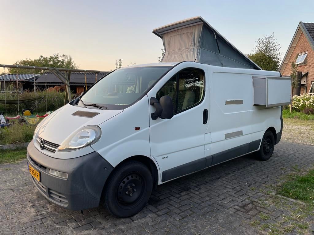 Unieke Opel vivaro offgrid hefdak, Caravans en Kamperen, Campers, Overige merken, Chemisch toilet, Tot en met 2, Particulier