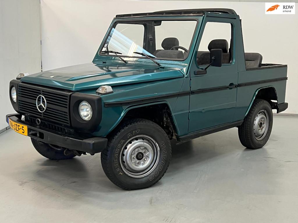 Mercedes-Benz G-Klasse 240GD Cabrio / Belasting vrij / Oldti, Auto's, Open dak, Stof, Gebruikt, Zwart