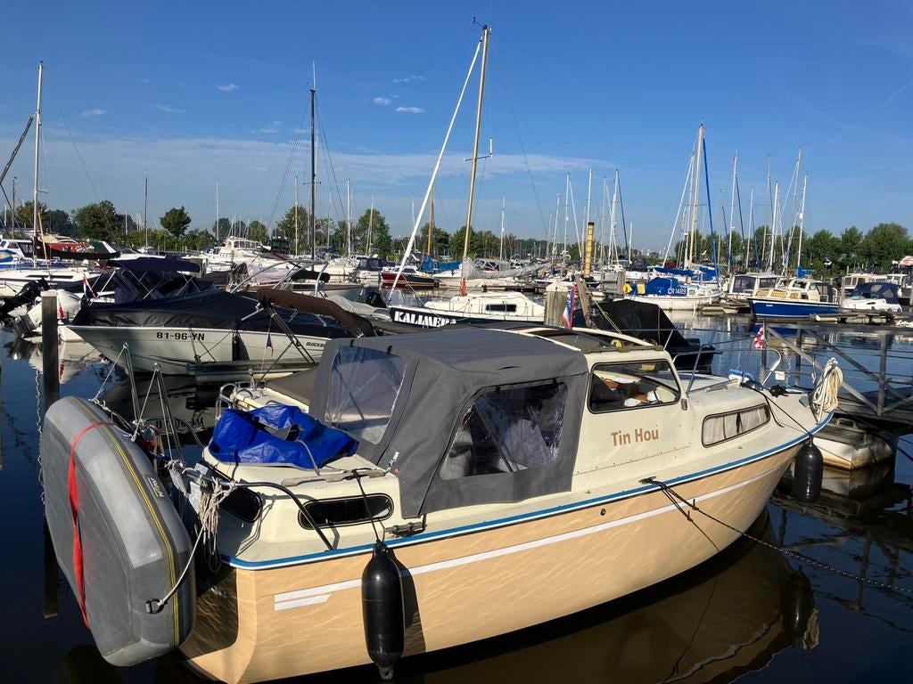 Zeer complete Albin 25, Watersport en Boten, Motorboten en Motorjachten, Ophalen, 10 tot 30 pk, Gebruikt, Binnenboordmotor