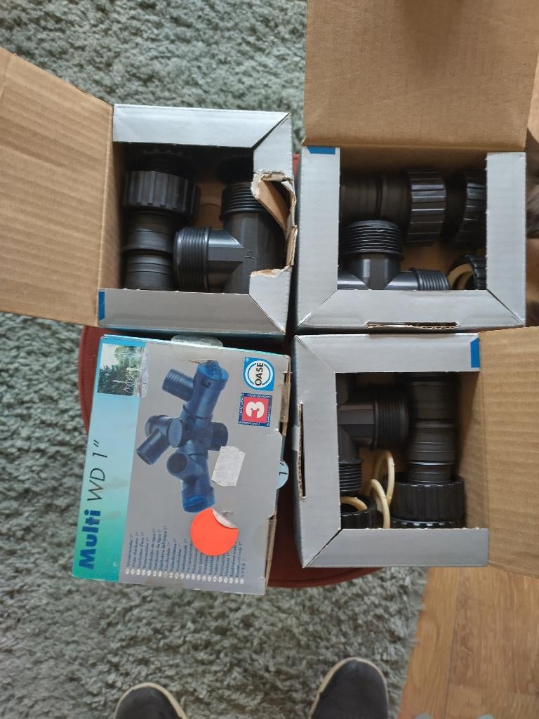 Oase verbindingstukken in doos, Ophalen of Verzenden, Nieuw, Vijverpomp