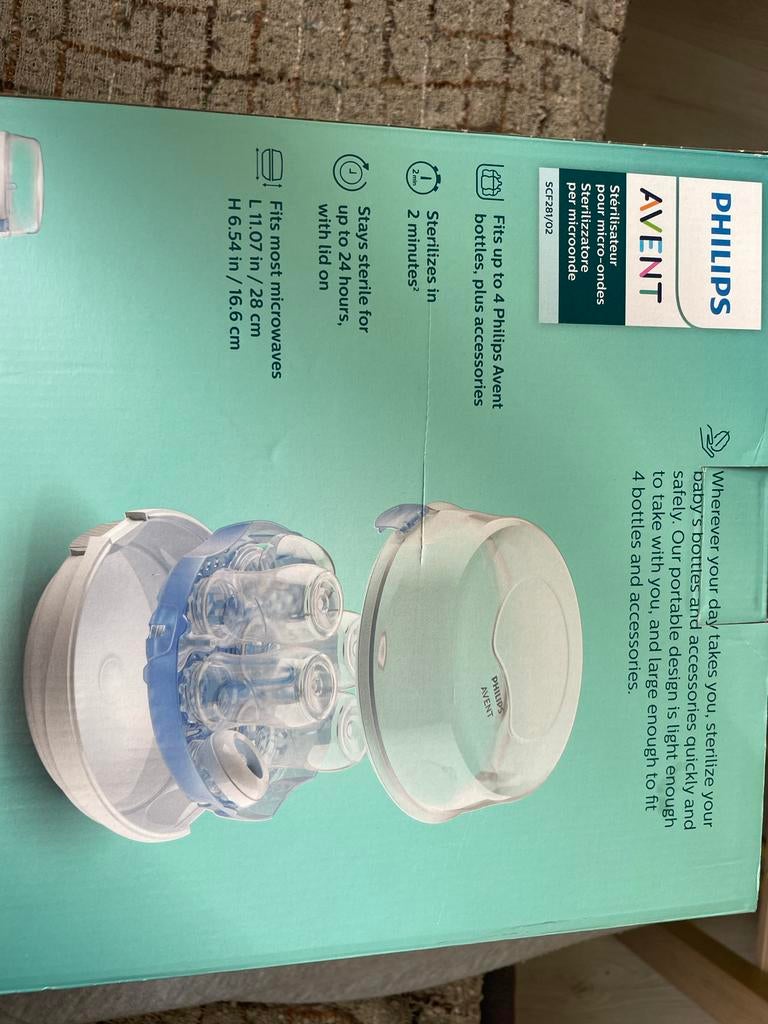 Philips Avent Flessen Sterilisator voor Magnetron, Ophalen of Verzenden, Nieuw, Sterilisator