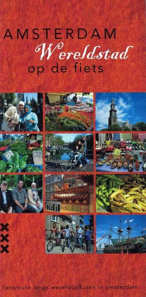 Amsterdam Wereldstad op de fiets., Ophalen of Verzenden, Zo goed als nieuw, Overige onderwerpen