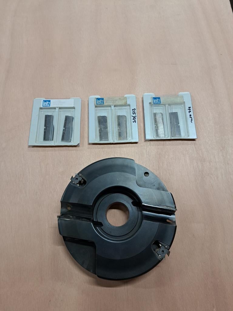 Leitz Bossingfrees met Wisselmessen en extra messen, Ophalen of Verzenden, Elektrisch