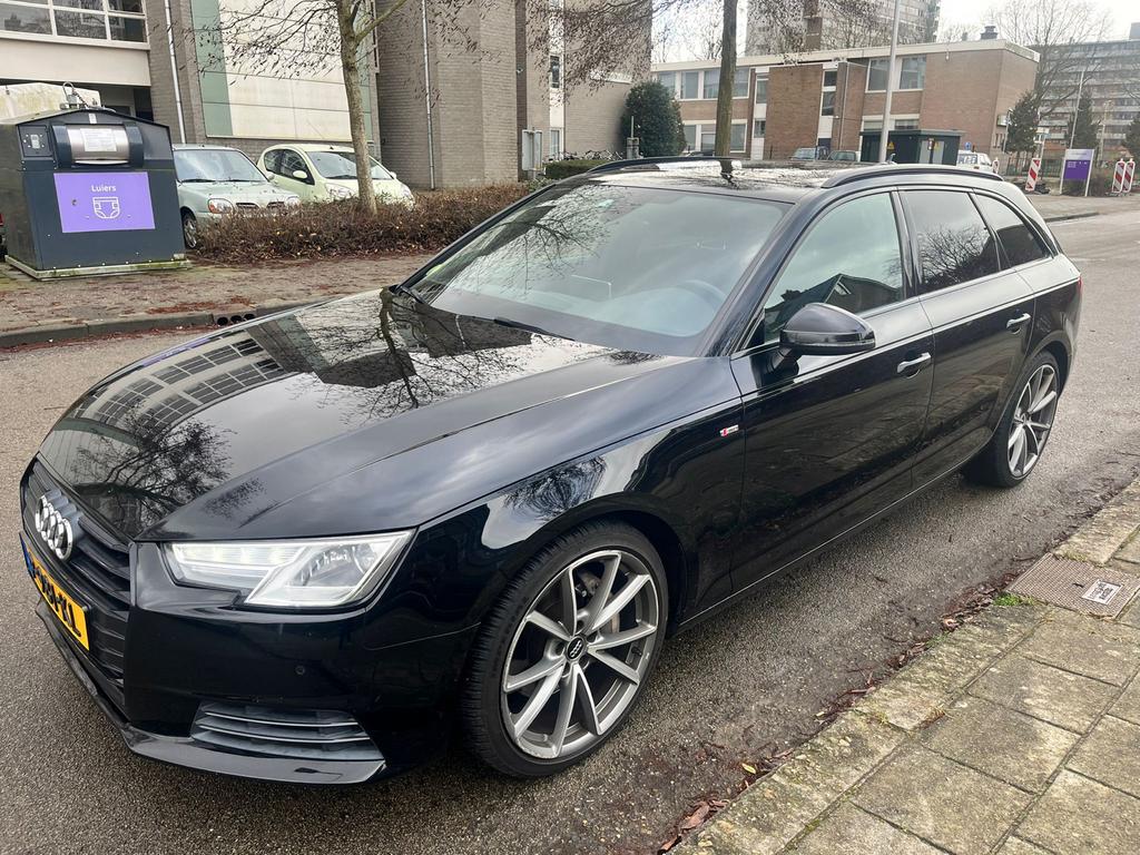 Audi A4 3.0 TDI 218pk S Tronic 2017 Zwart, Auto's, Audi, A4, Zwart, Stationwagon, Diesel