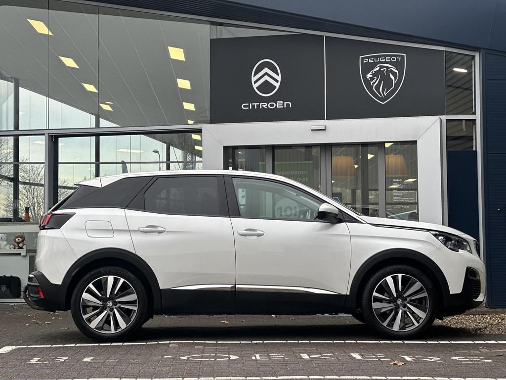 Peugeot 3008 1.2 PureTech Allure Avantage | Trekhaak | Navig, Gebruikt, 1199 cc, Leder en Stof, Wit