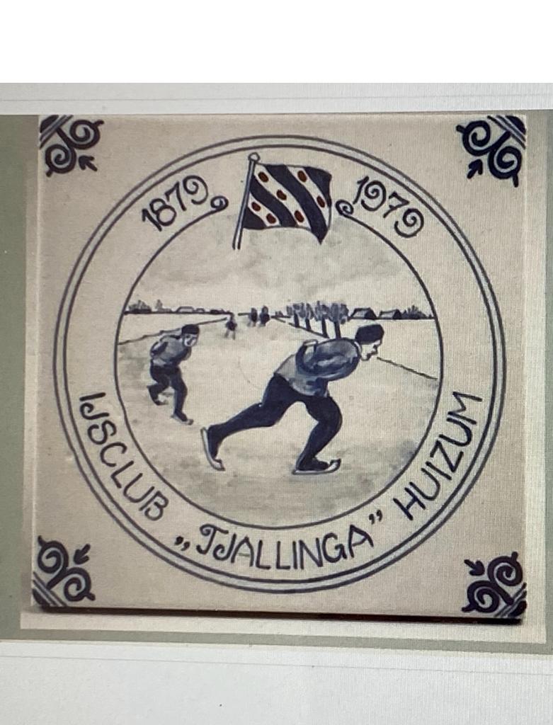 Gezocht Tegeltje IJsclub Tjallinga Huizum Leeuwarden Frl, Verzenden, Noord-Amerika