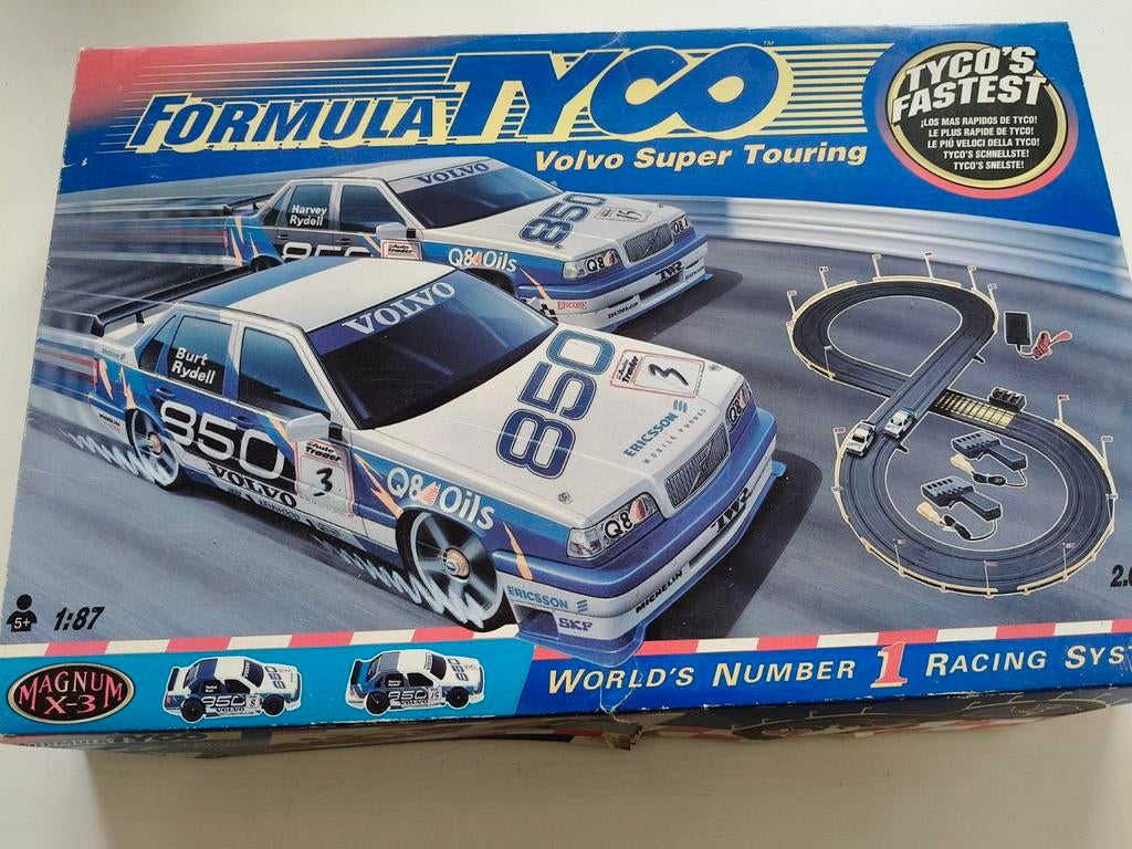 Tyco racebaan met Volvo BTCC auto's, Ophalen