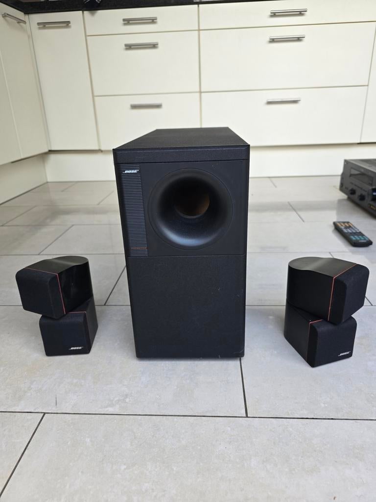 Bose Acoustimass 5 Series II Direct/Reflecting speakers, Gebruikt, Ophalen of Verzenden, Complete surroundset, Bose