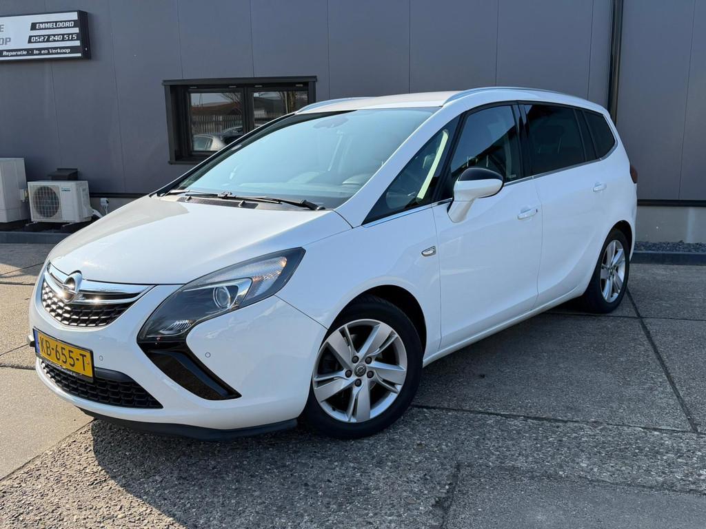Opel Zafira Tourer 1.4 Blitz 7p. Navi / PDC / trekhaak, Auto's, Opel, Navigatiesysteem, Gebruikt, 4 cilinders, 7 stoelen