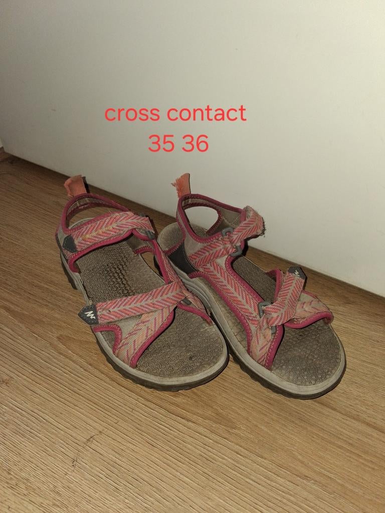 Roze sandalen maat 35 meisje cross contact, Kinderen en Baby's, Cross contact, Gebruikt, Meisje, Overige typen