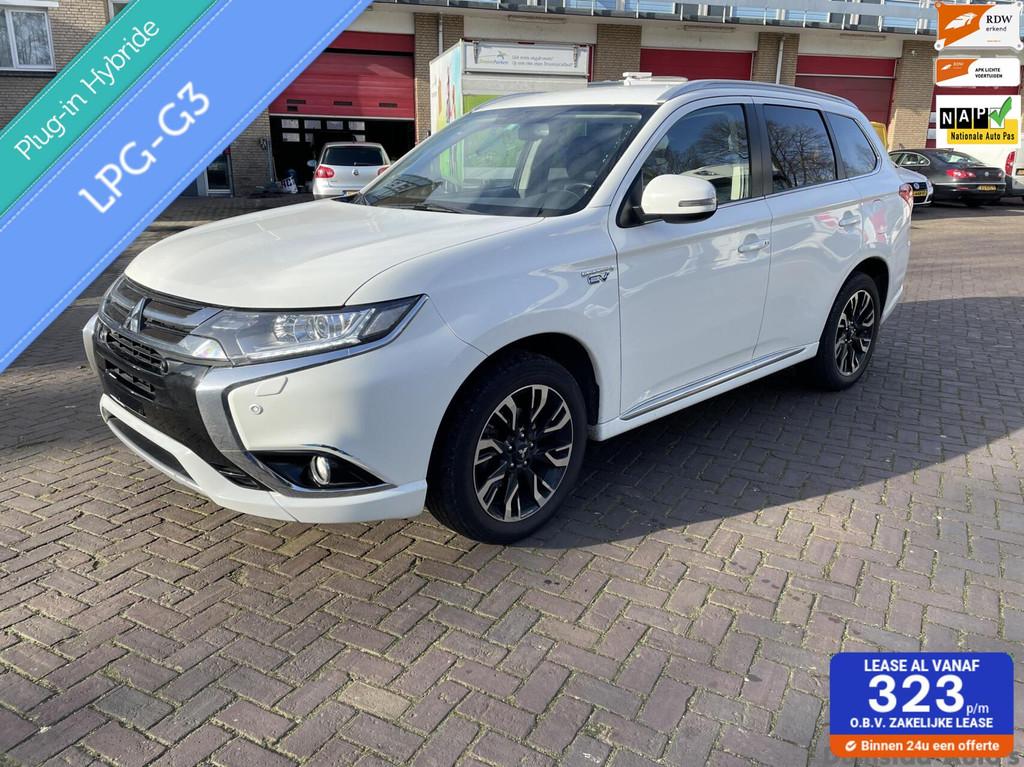 Mitsubishi Outlander 2.0 PHEV Hybrid LPG G3 uniek Plug-in, 1998 cc, Euro 6, 4 cilinders, Wit